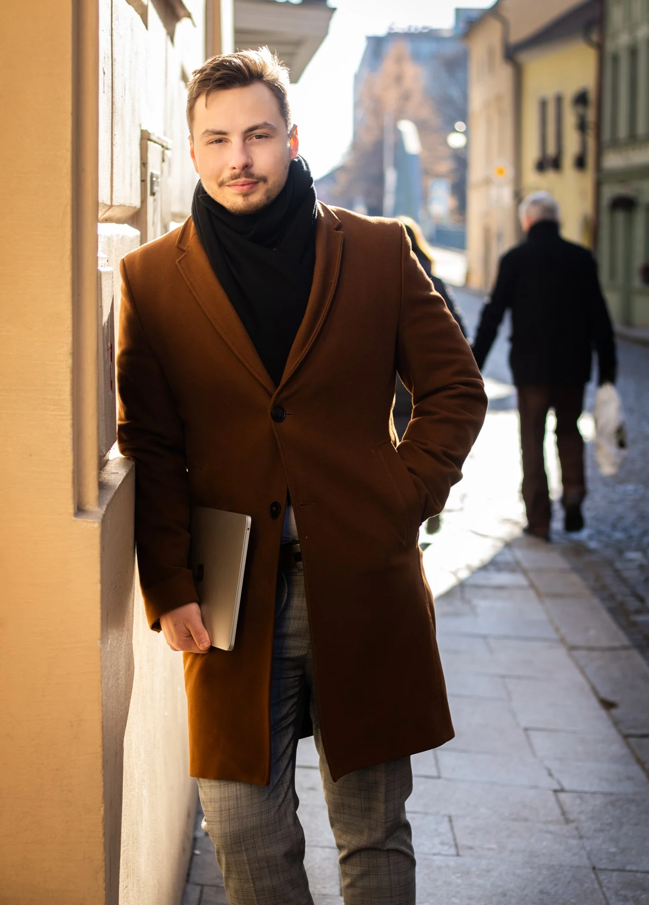 Petr Papaj v ulicích města